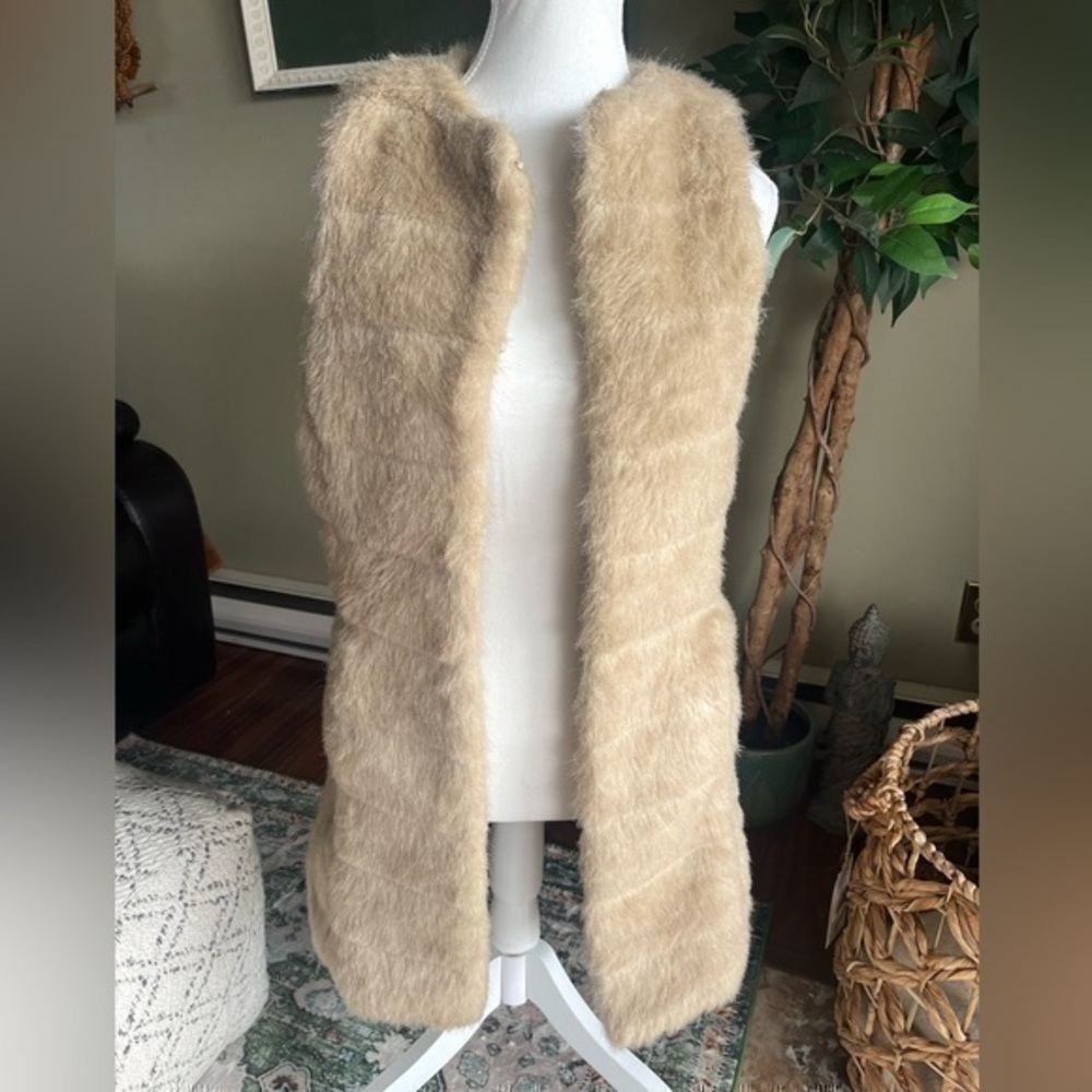 Zara Faux Fur Vest